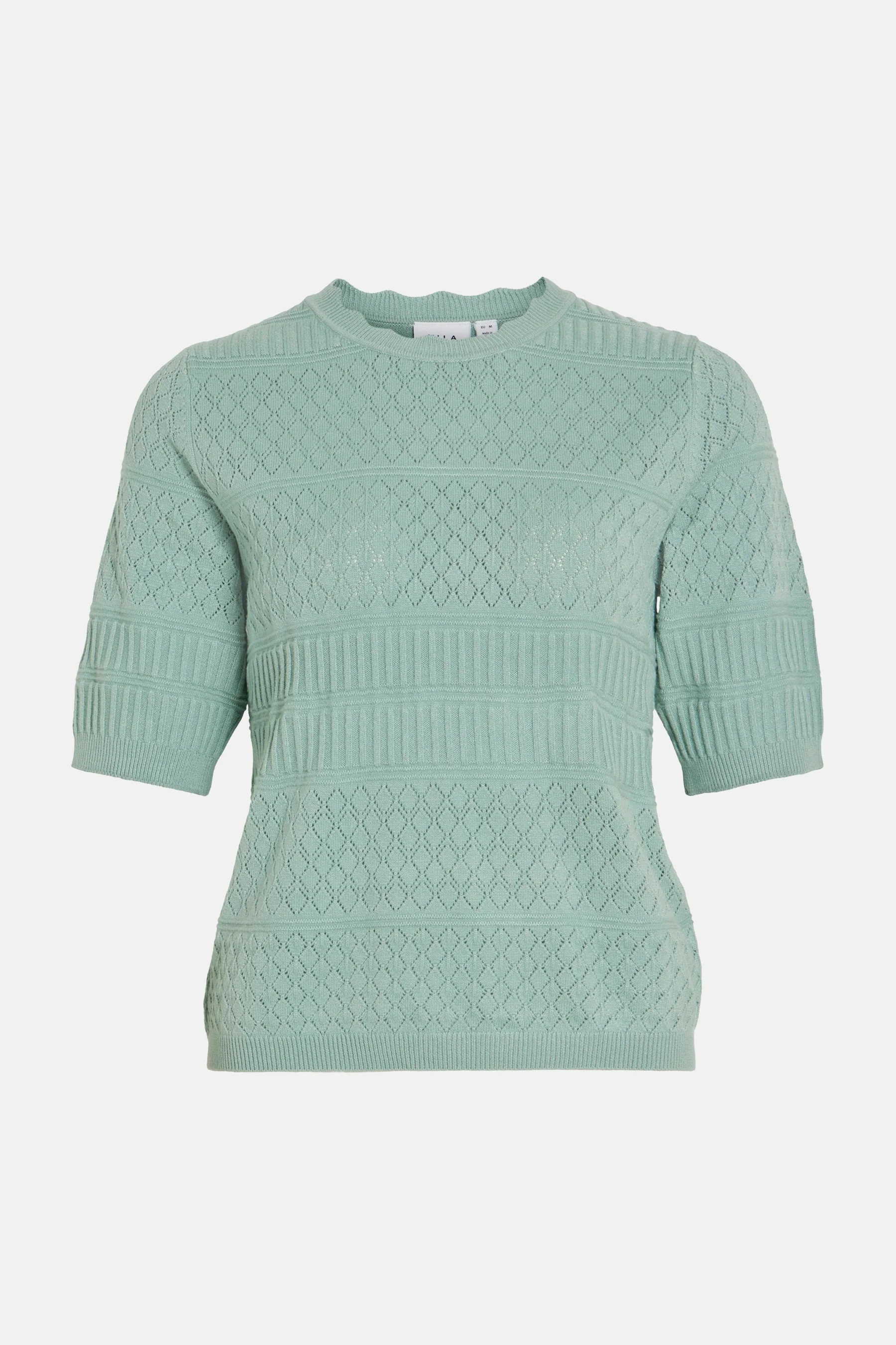 Pull met ronde hals - groen - Image 6