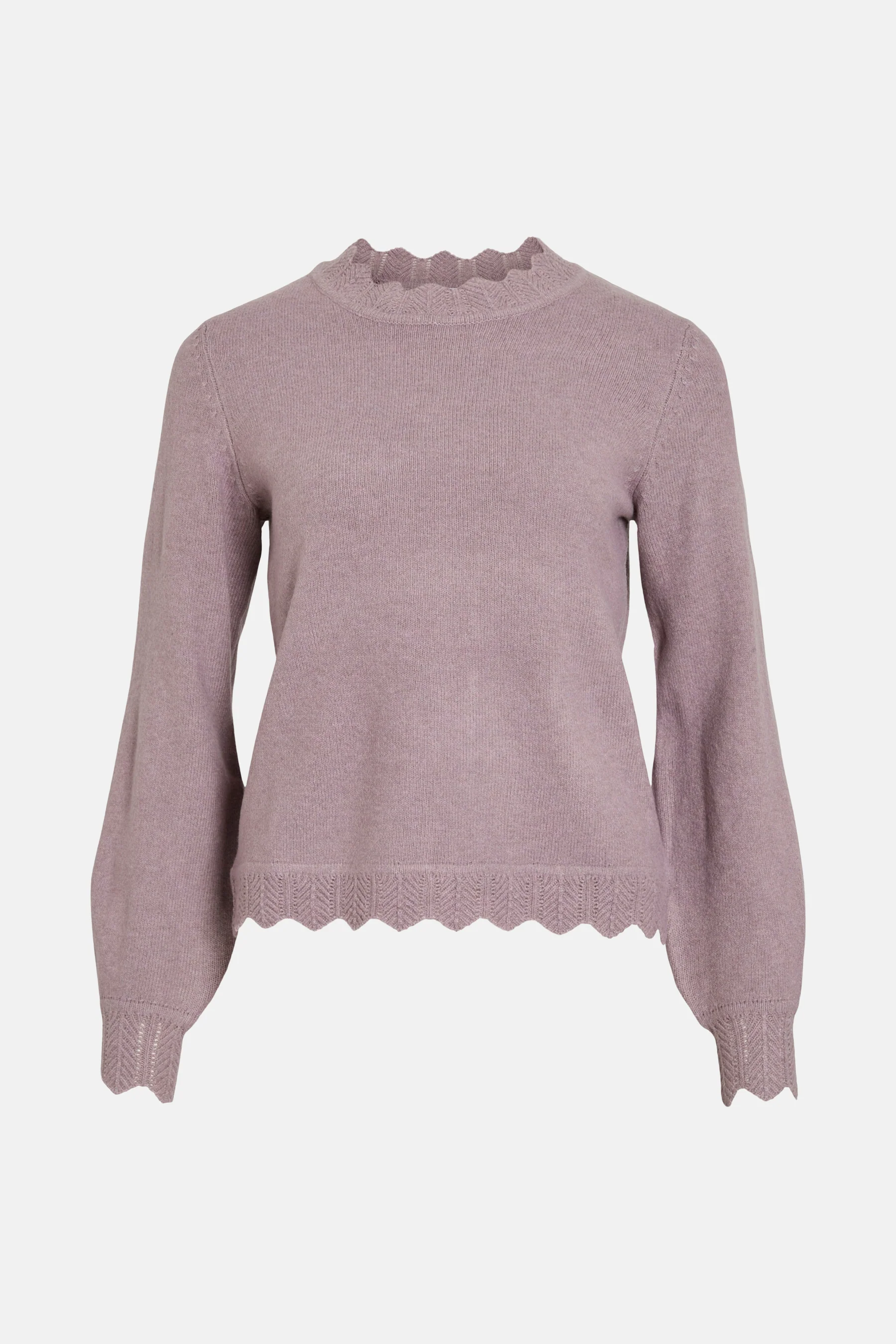 Pull met ronde hals - paars - Image 5