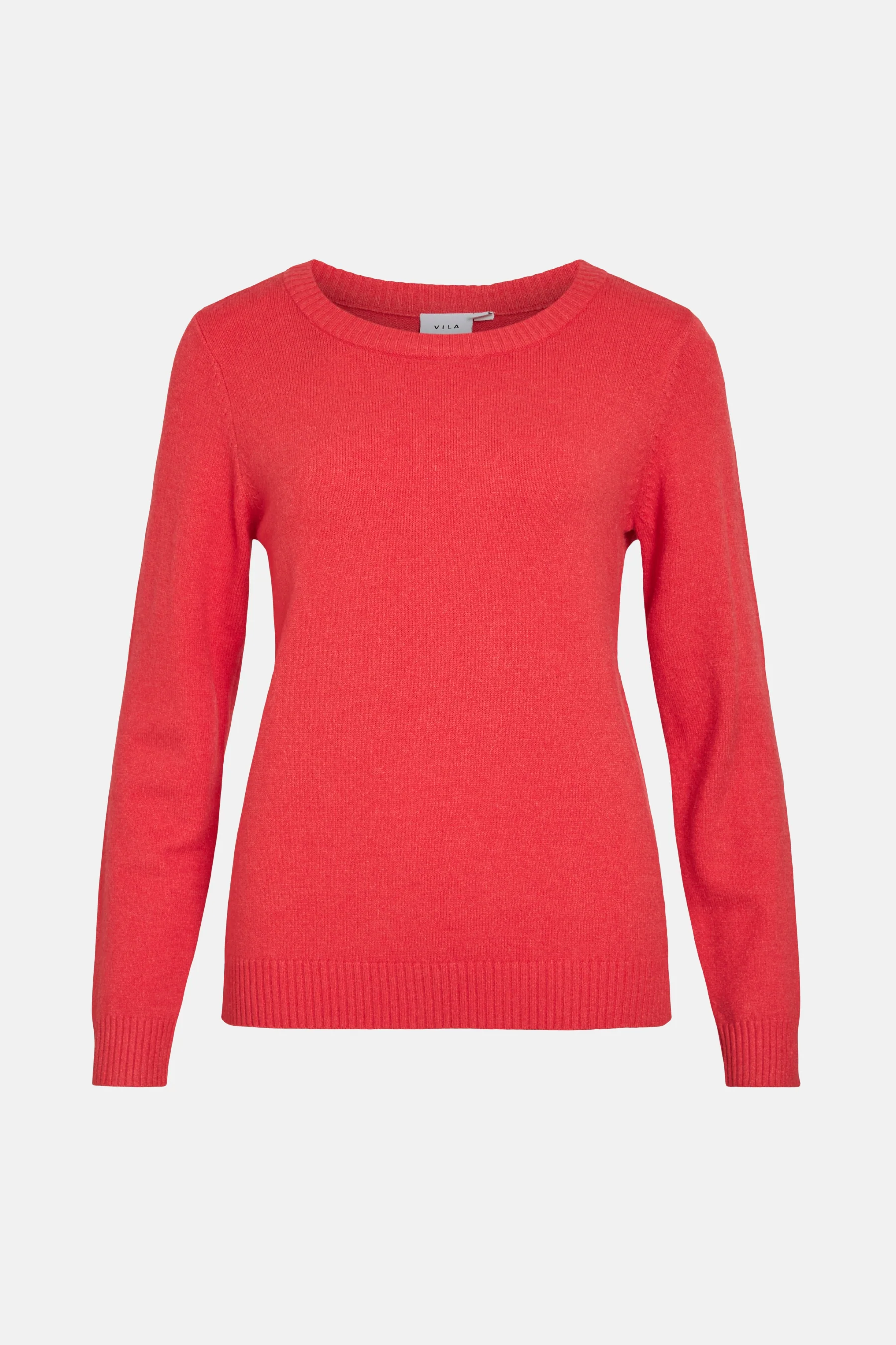 Pull met ronde hals - rood - Image 5