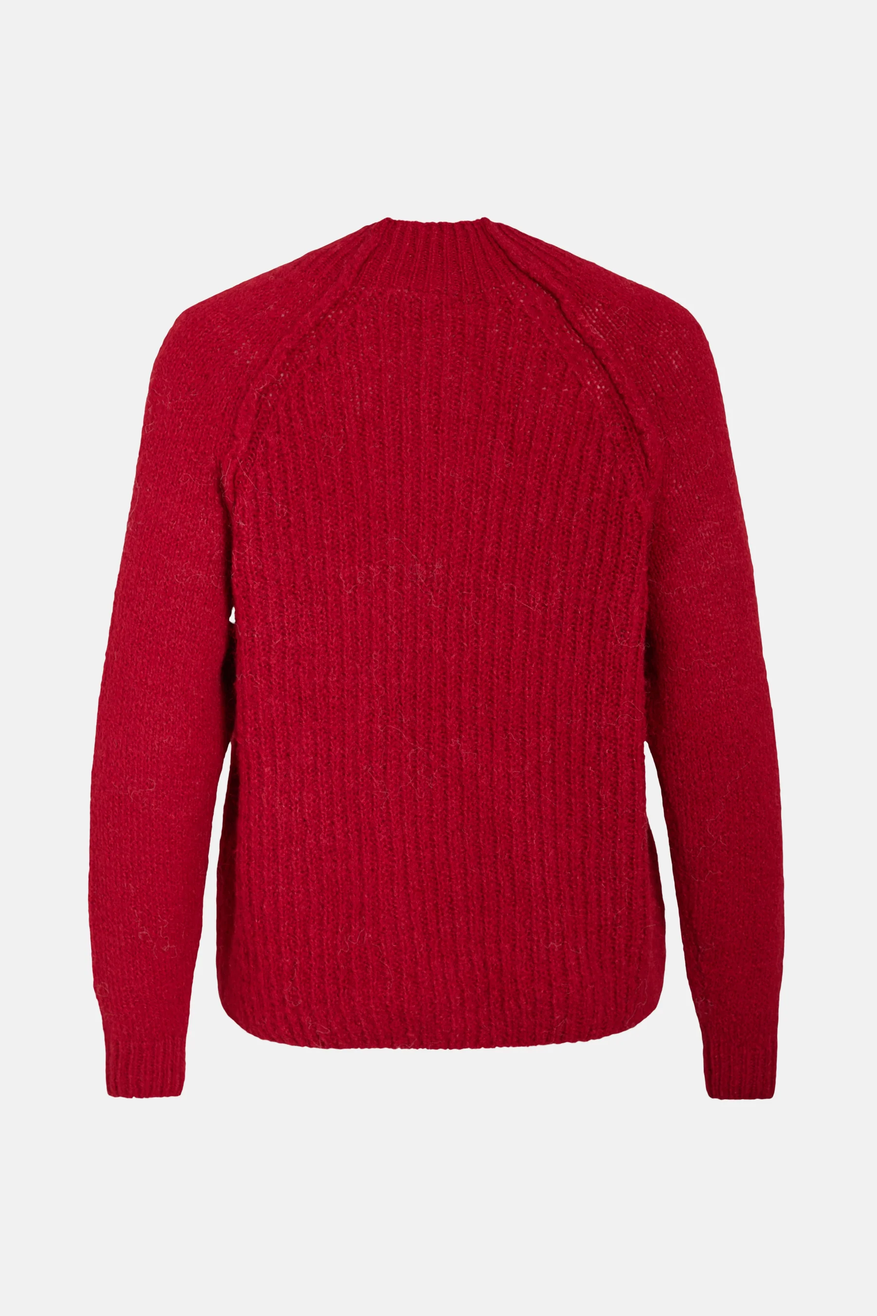 Pull met ronde hals - rood - Image 6