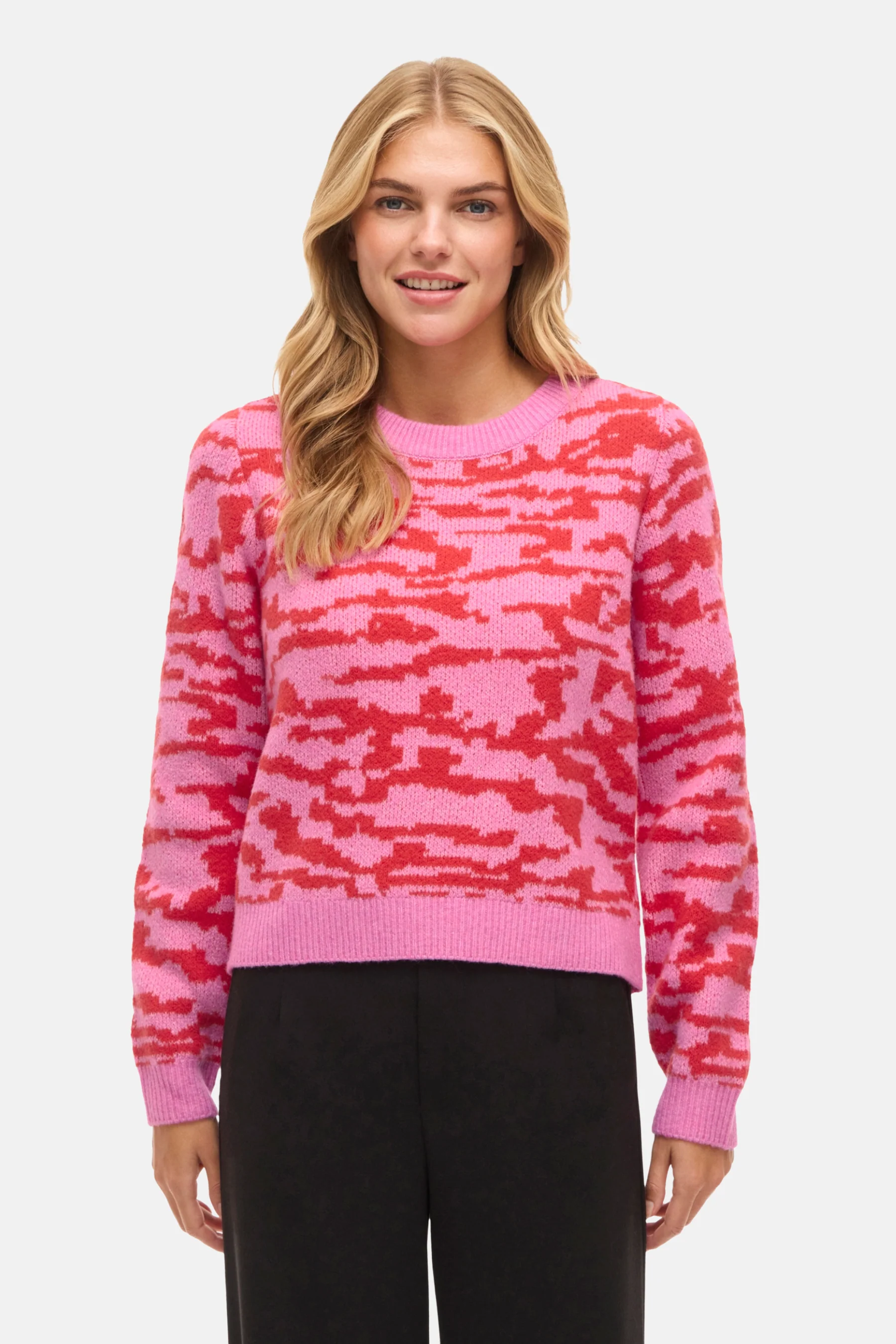 Pull met ronde hals - Multicolor