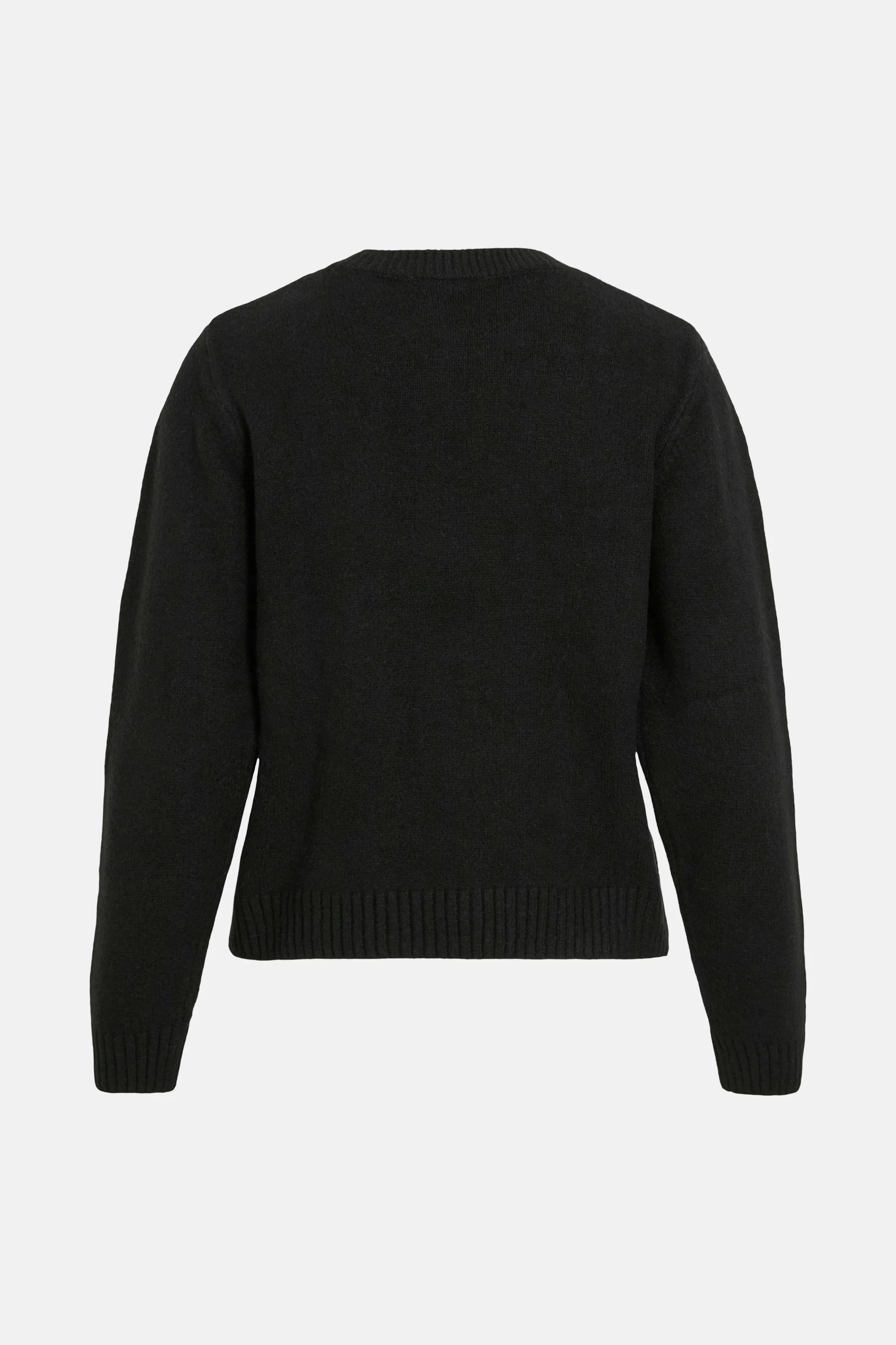 Pull met ronde hals - zwart - Image 6