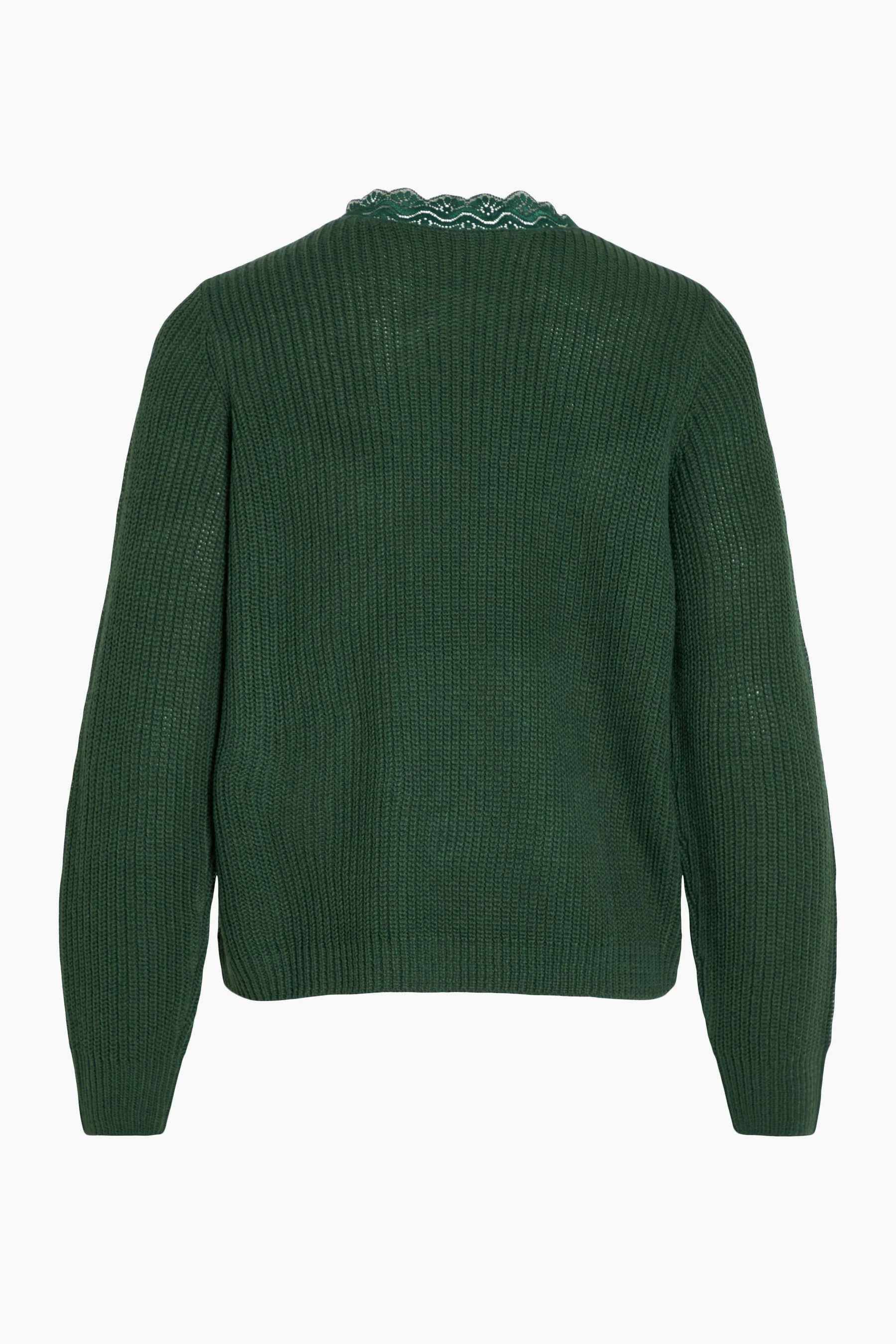 Pull met V-hals - groen - Image 7