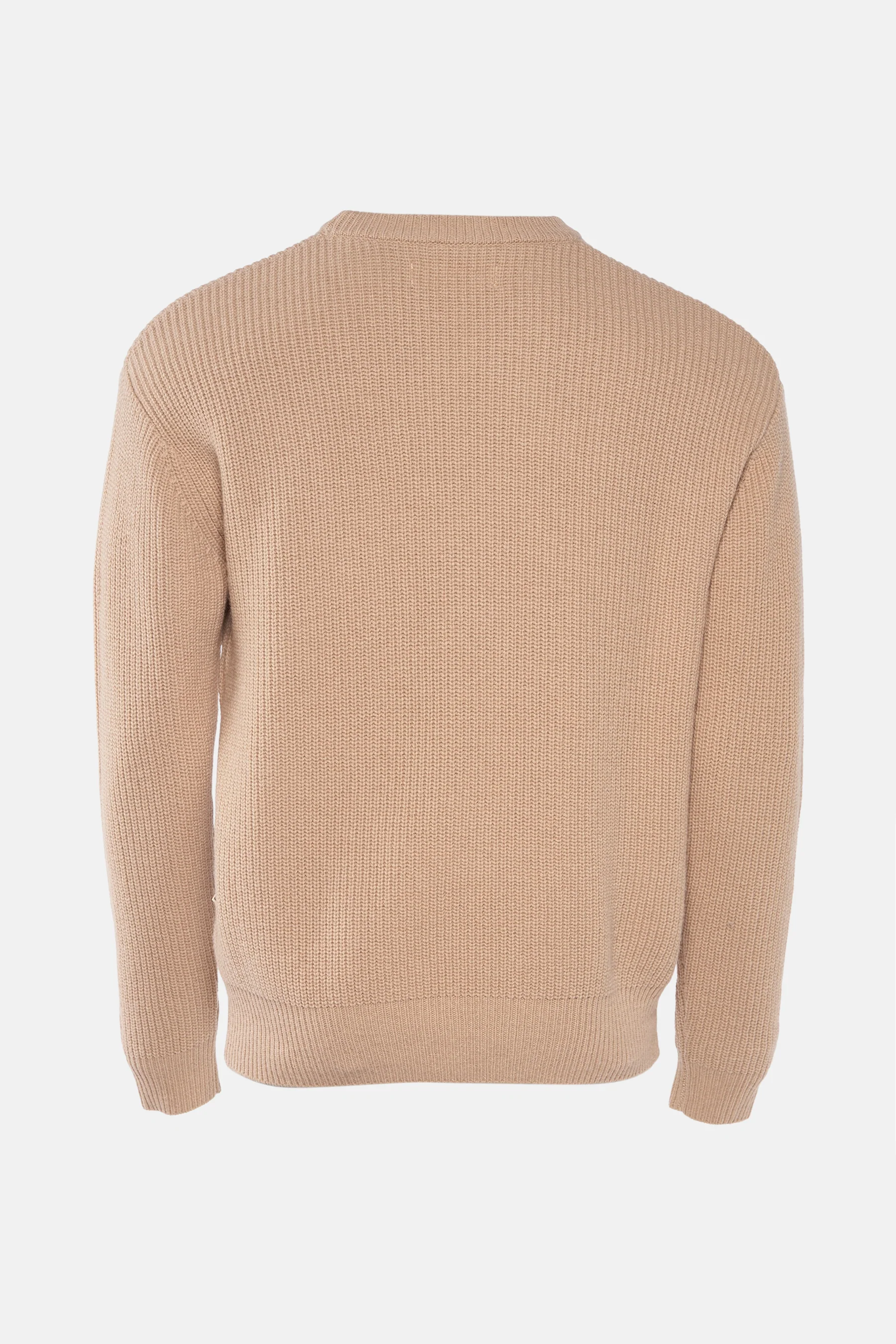 Pull met ronde hals - beige - Image 2