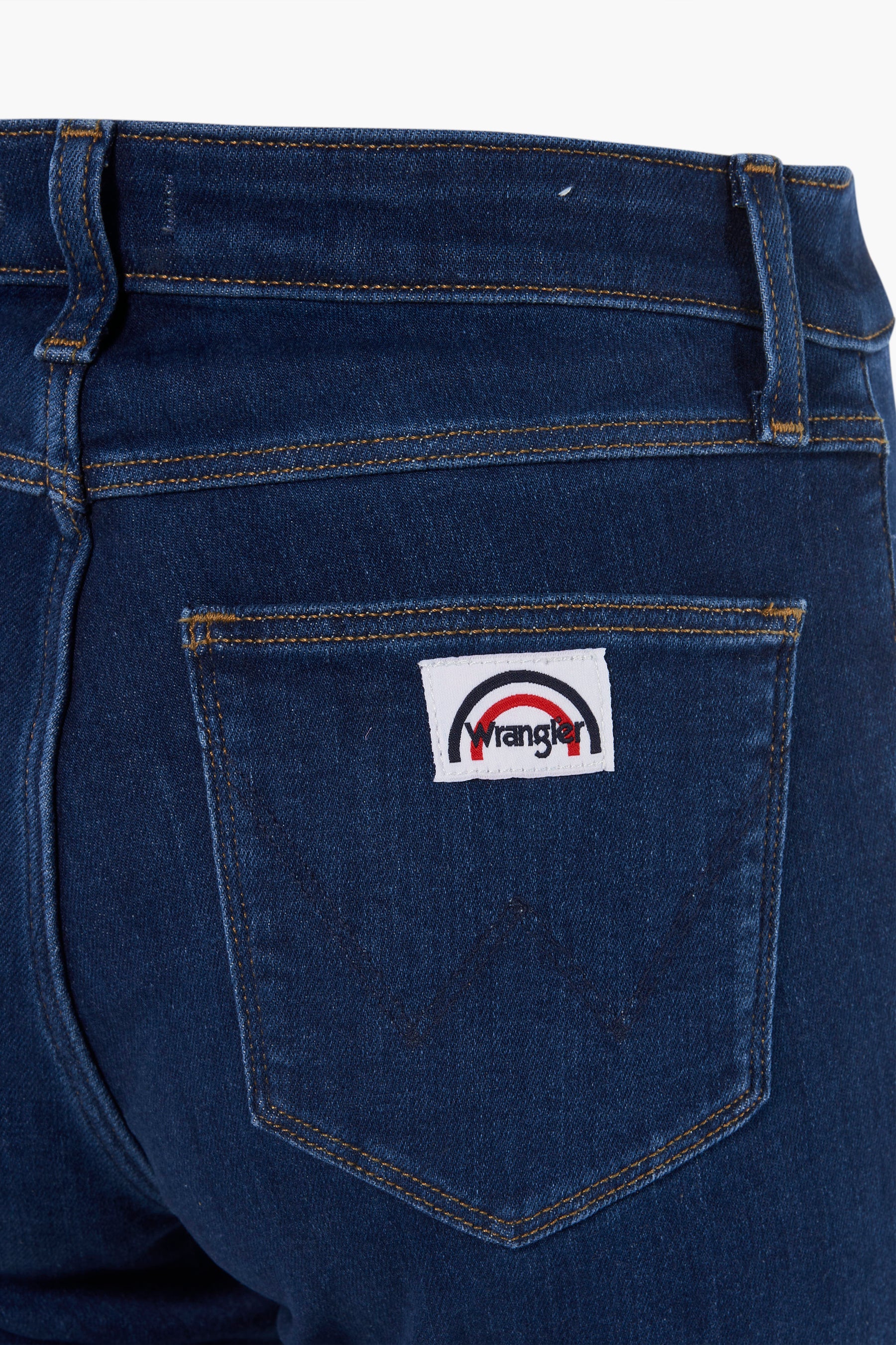 FLARE WRANGLER - dark blue denim - Image 5