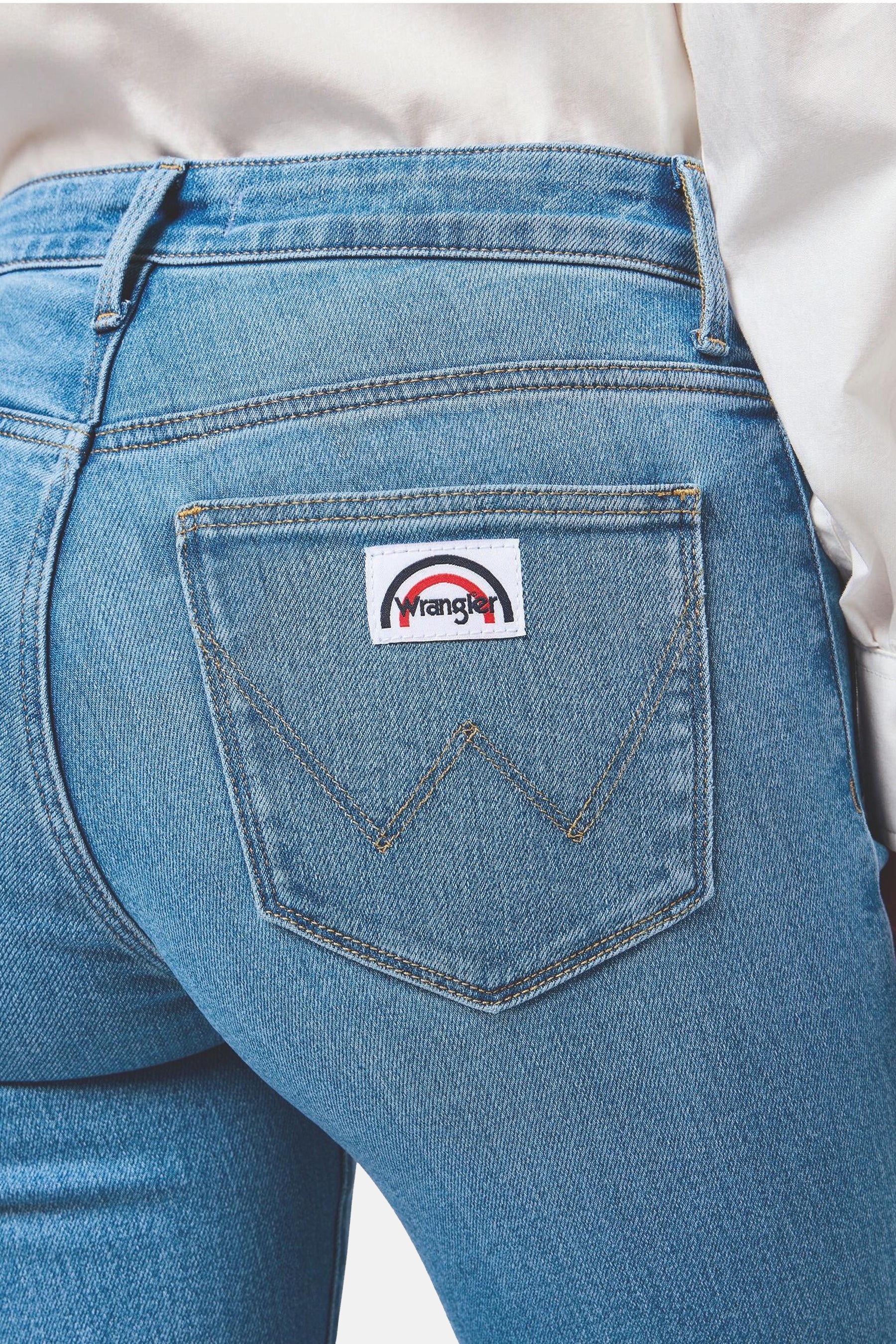 Jeans flared light blue denim - Wrangler® - Image 3