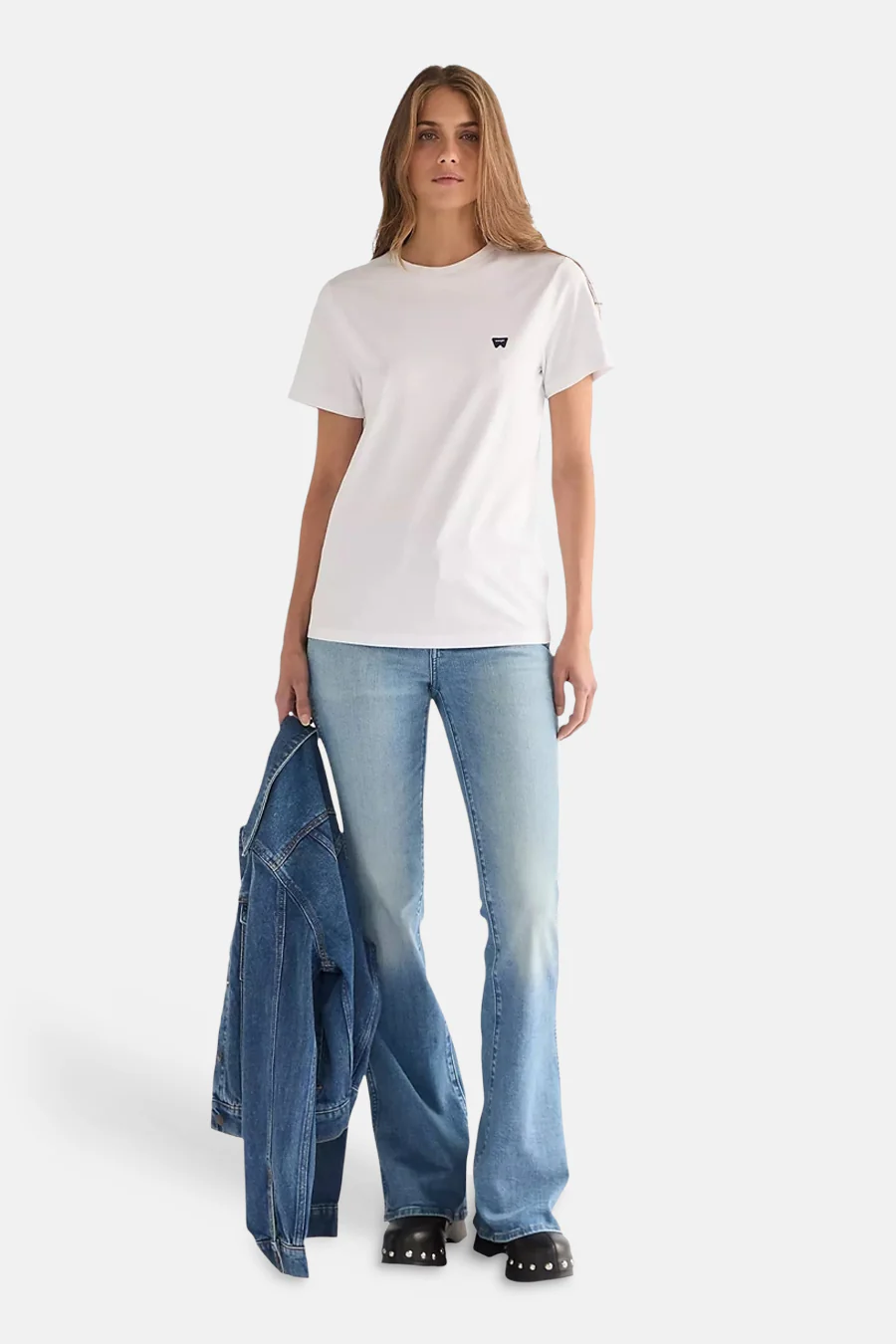Jeans flared mid blue denim - Wrangler® - Image 2