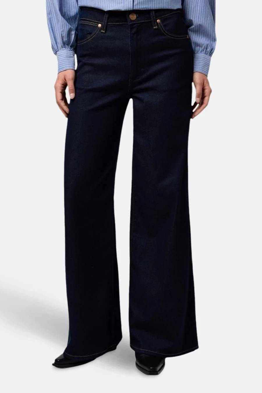 Jeans wide dark blue denim - Wrangler®