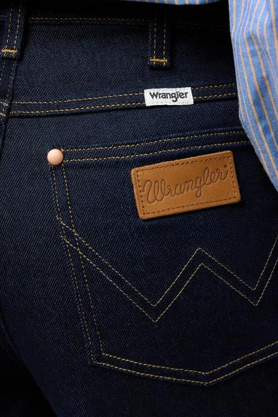 Jeans wide dark blue denim - Wrangler® - Image 3
