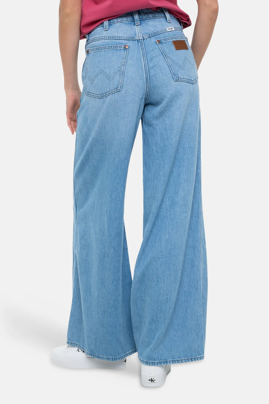 Jeans wide light blue denim - Wrangler® - Image 2